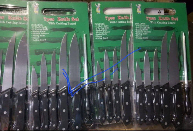 set of knifes